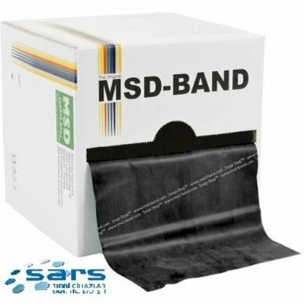MSD Egzersiz Bandı - 1,50 Metre Siyah